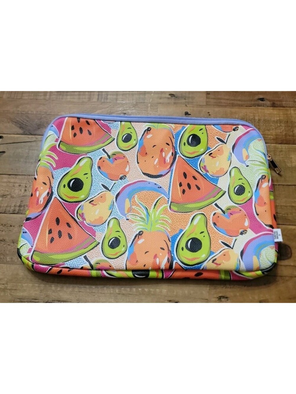 Tabitha Brown Target 15” Tech Sleeve - Laptop/Tablet/Colorful Fruit Print -Used